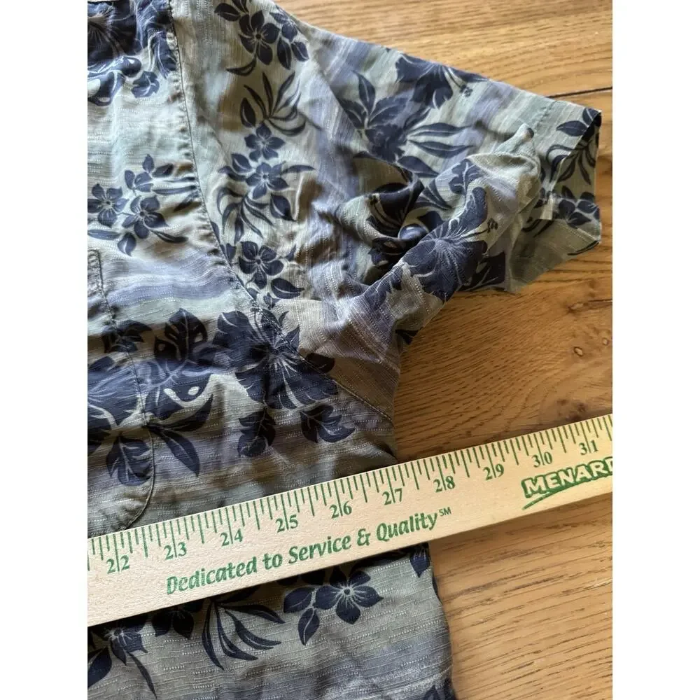 Tommy Bahama Men Size XXL Silk Button Down Hawaiian Shirt Tropical Golf Vacation
